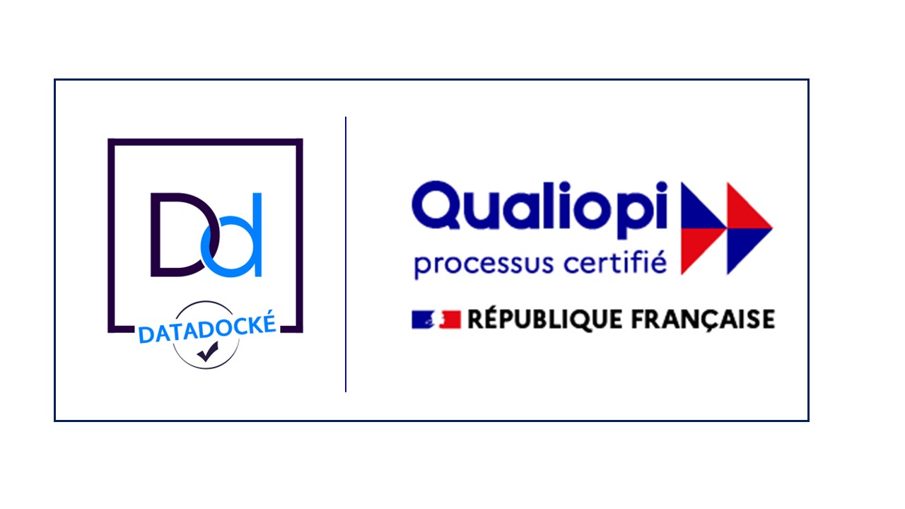 Logos Datadock et Qualiopi processus certifié